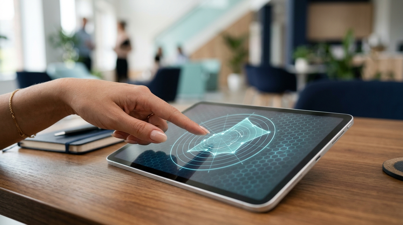 Tablette Pulse en usage